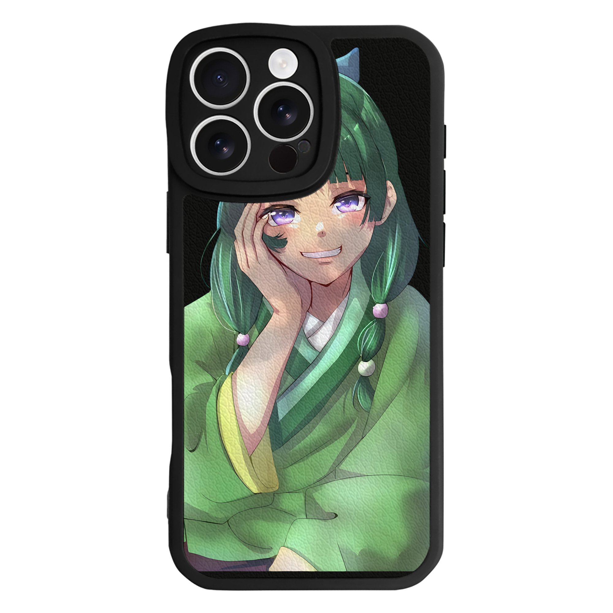 （画像用） 薬屋のひとりごと The Apothecary Diaries 【iPhone 16シリーズ対応】シリコンスマホケース（レザー調） 材質：シリコン